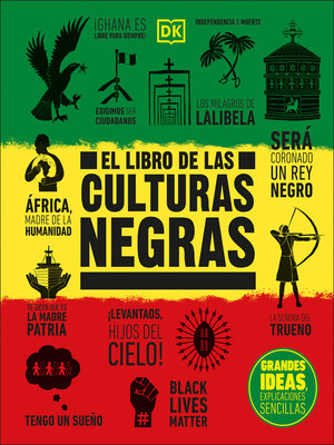 cover image of El libro de las culturas negras (The Black History Book)